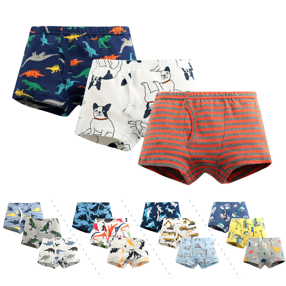 Baby Clothing Dividers - 3 개/몫 면 면 팬티 대