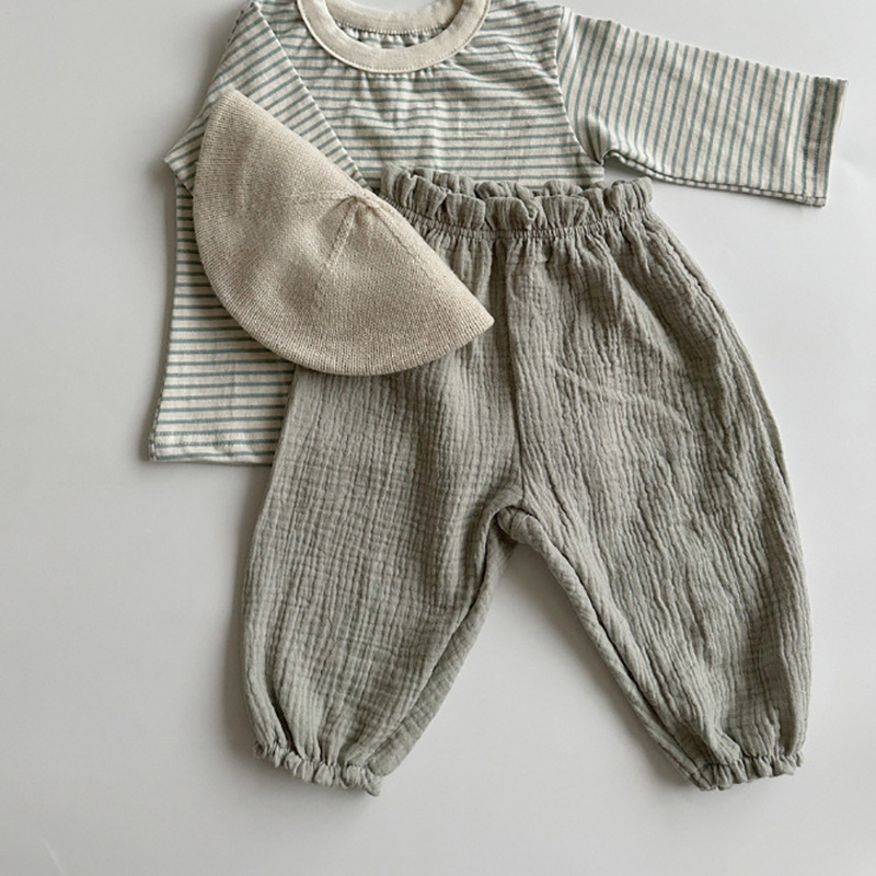 오가닉 코튼 아기 바지, 신생아 용수철 여름 귀여운 프 - Baby Clothing Organic 리뷰 및 가격
